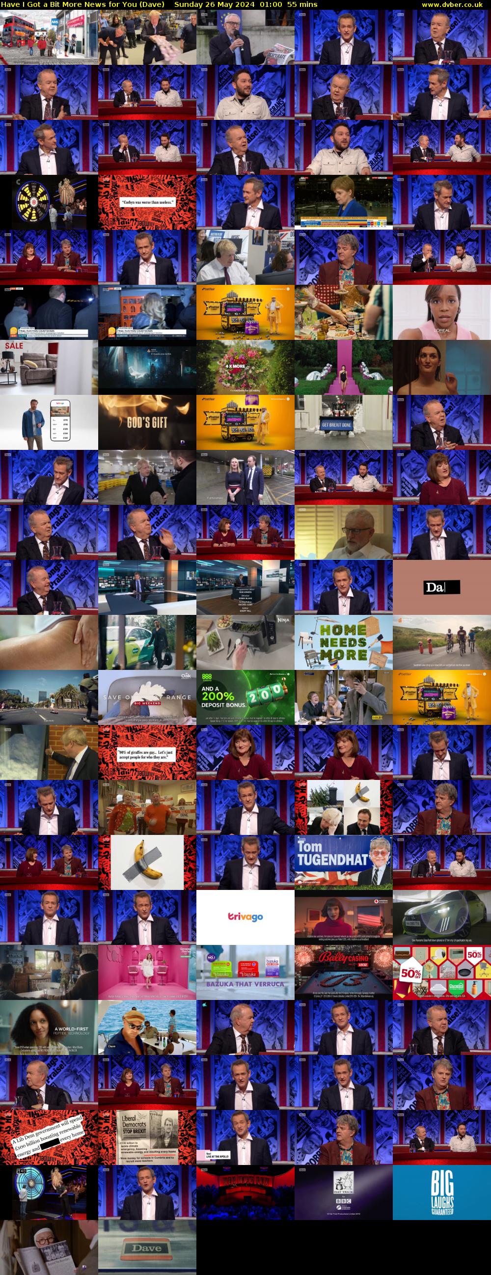 Have I Got a Bit More News for You (Dave) Sunday 26 May 2024 01:00 - 01:55