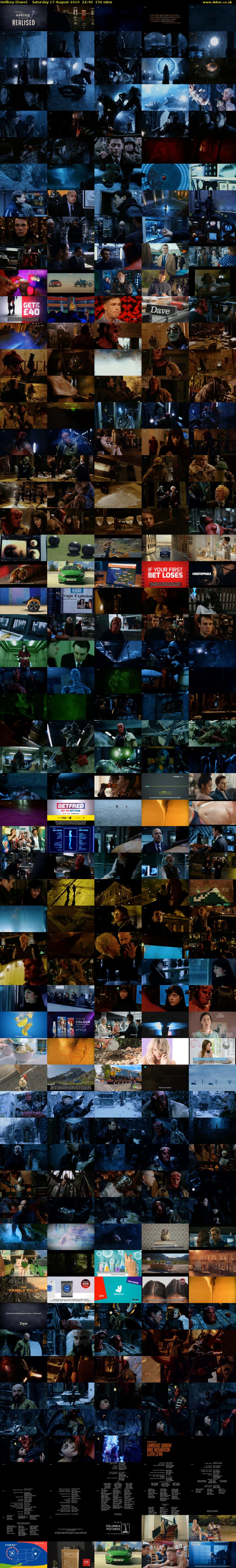 Hellboy (Dave) Saturday 17 August 2019 22:40 - 01:10