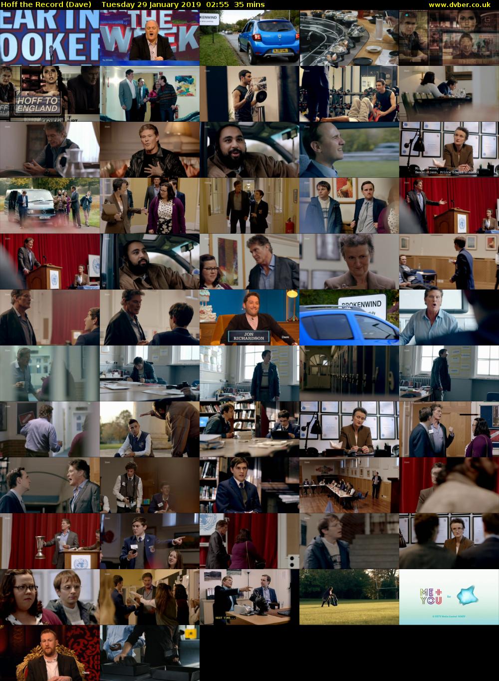 Hoff the Record (Dave) Tuesday 29 January 2019 02:55 - 03:30