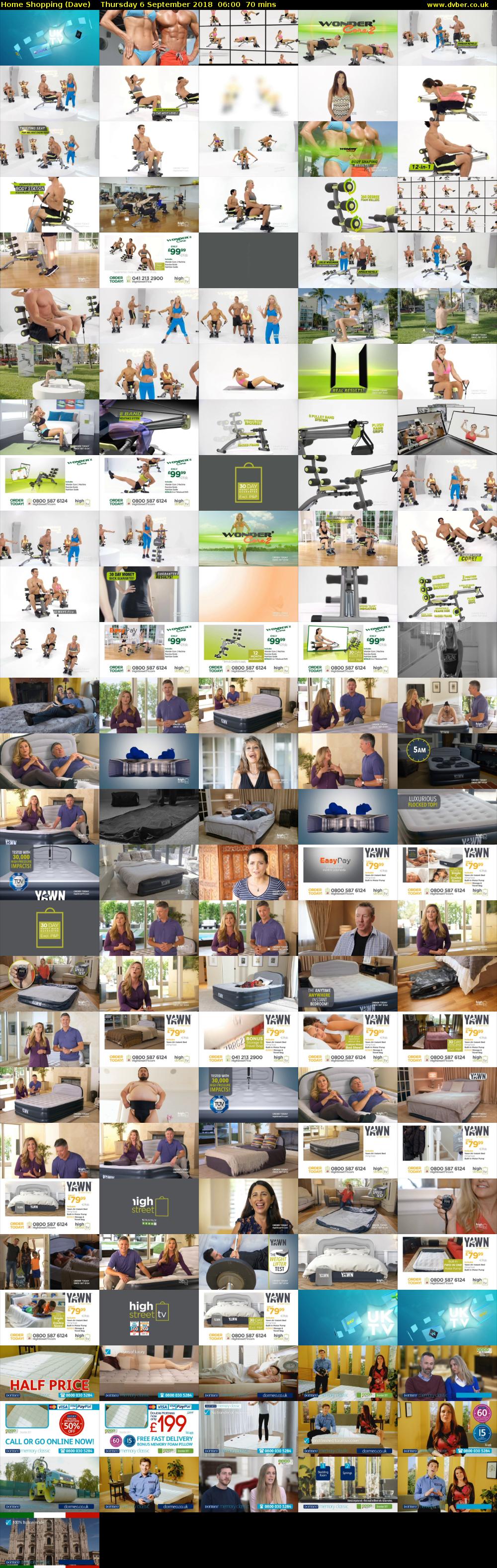 Home Shopping (Dave) Thursday 6 September 2018 06:00 - 07:10