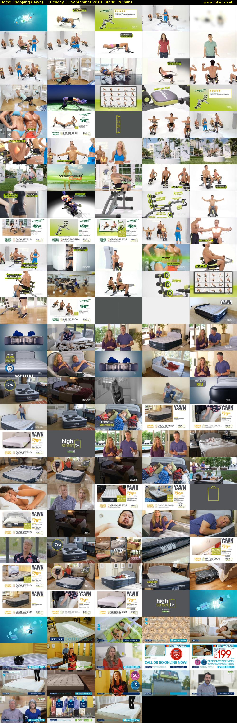 Home Shopping (Dave) Tuesday 18 September 2018 06:00 - 07:10