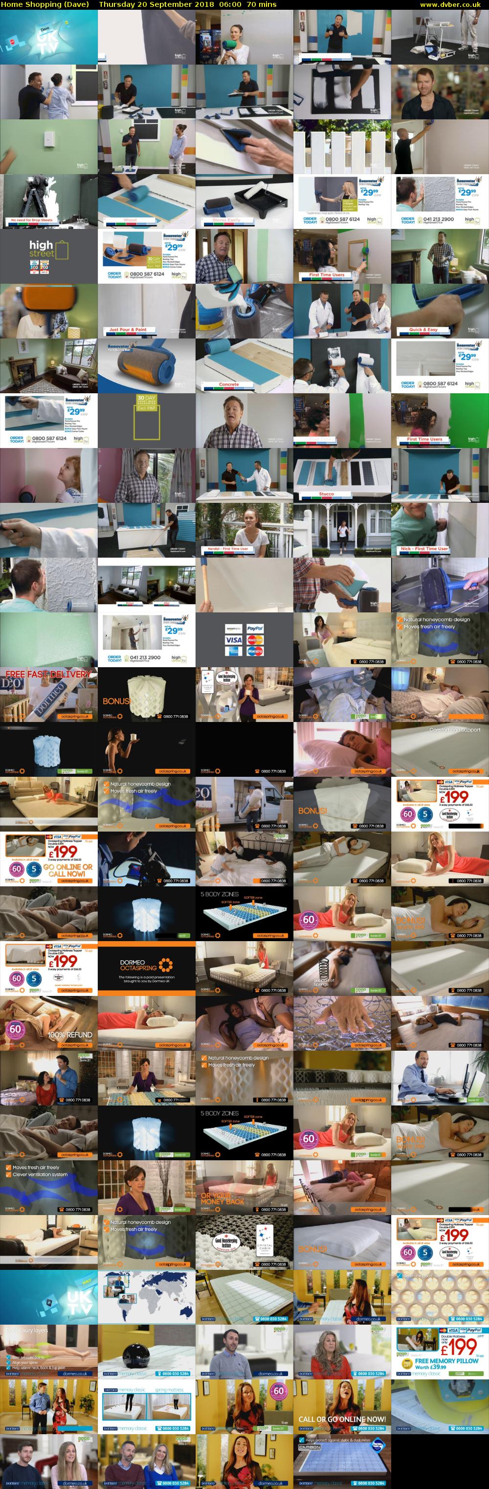 Home Shopping (Dave) Thursday 20 September 2018 06:00 - 07:10
