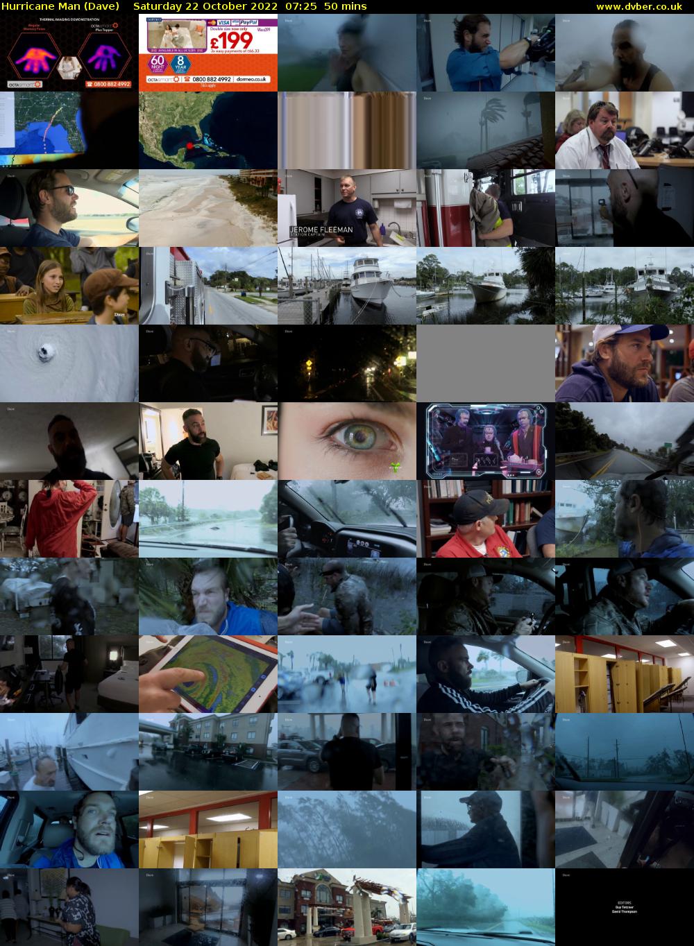 Hurricane Man (Dave) Saturday 22 October 2022 07:25 - 08:15