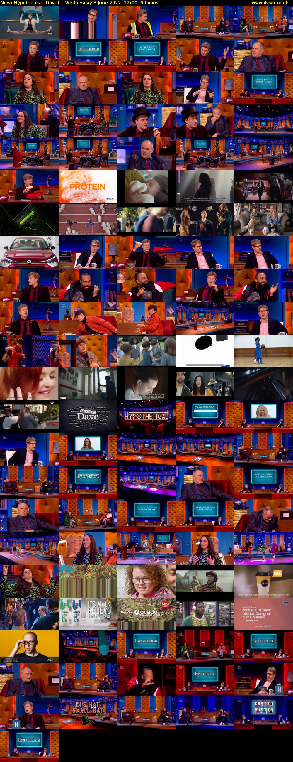 Hypothetical (Dave) Wednesday 8 June 2022 22:00 - 23:00