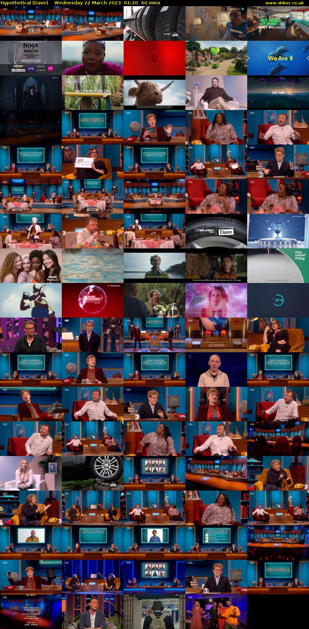 Hypothetical (Dave) Wednesday 22 March 2023 01:20 - 02:20