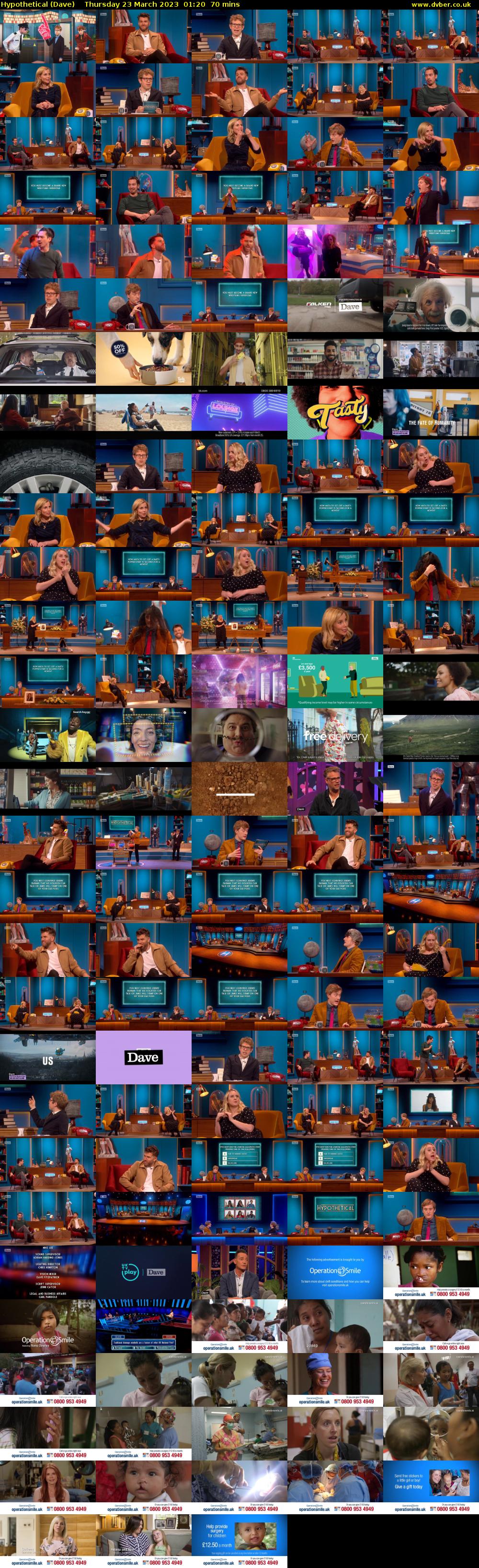 Hypothetical (Dave) Thursday 23 March 2023 01:20 - 02:30