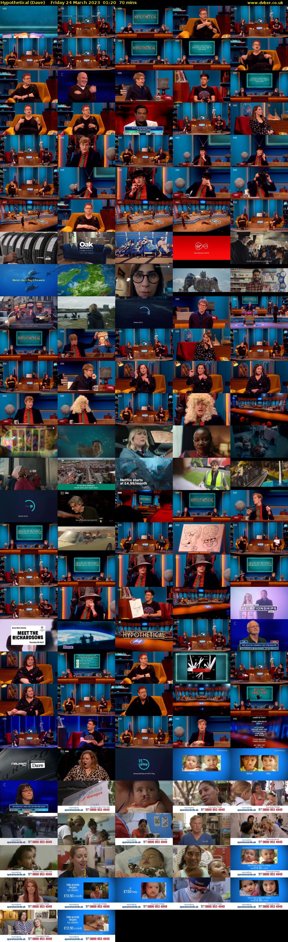 Hypothetical (Dave) Friday 24 March 2023 01:20 - 02:30