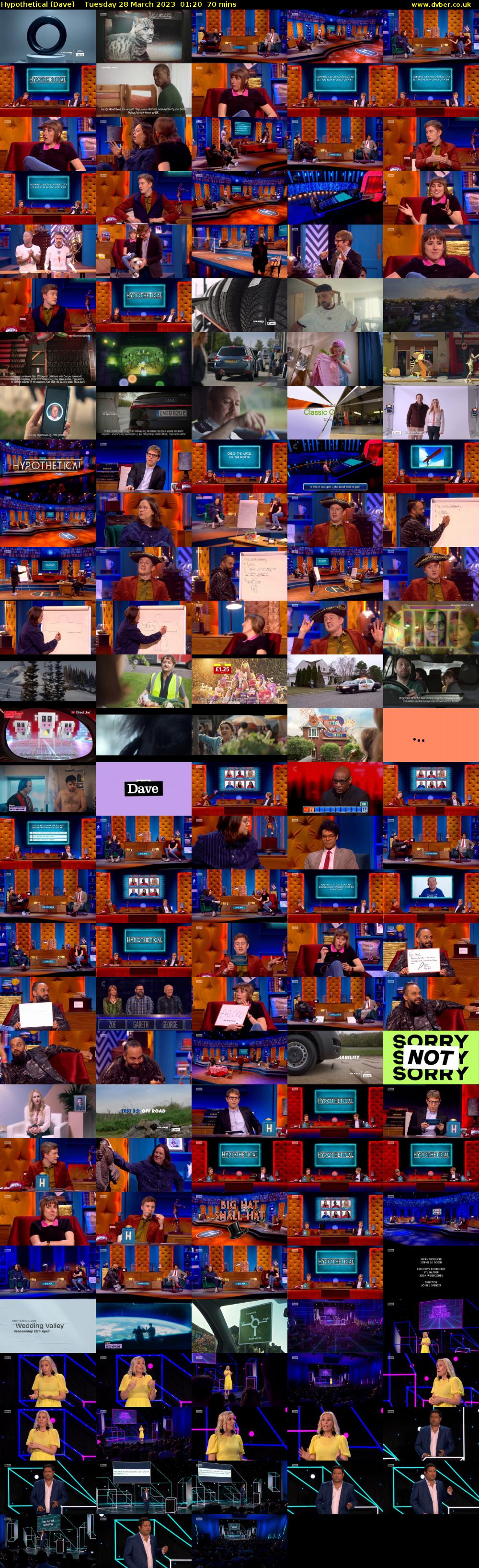 Hypothetical (Dave) Tuesday 28 March 2023 01:20 - 02:30