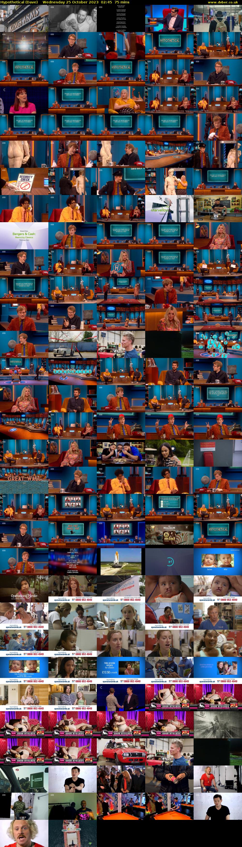 Hypothetical (Dave) Wednesday 25 October 2023 02:45 - 04:00