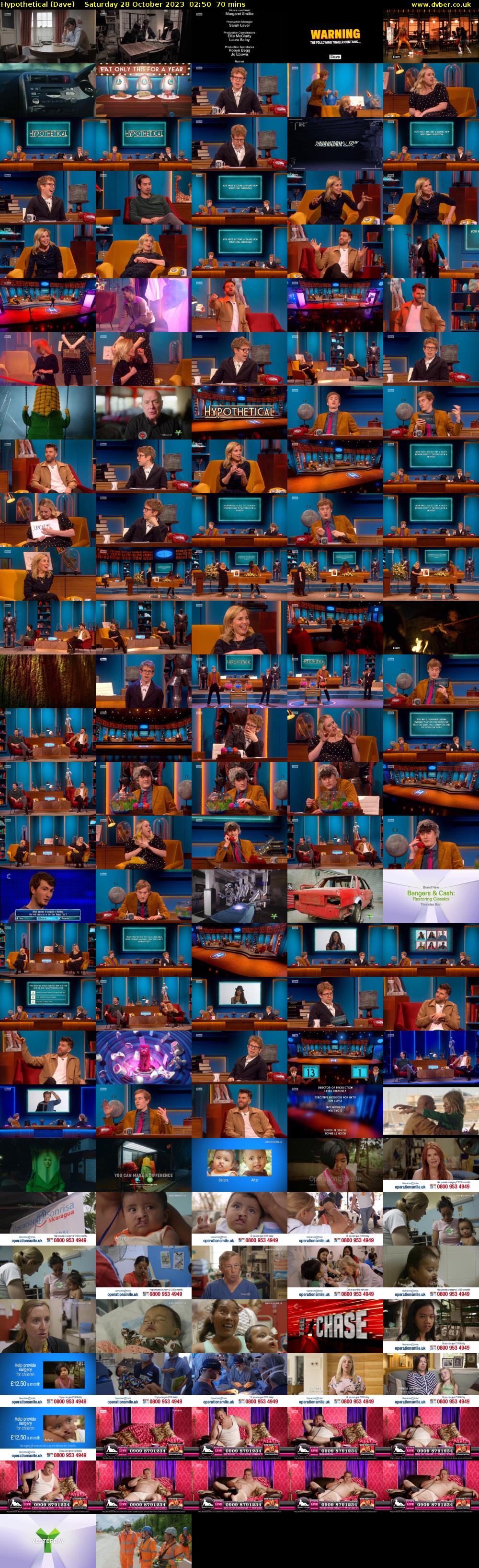 Hypothetical (Dave) Saturday 28 October 2023 02:50 - 04:00