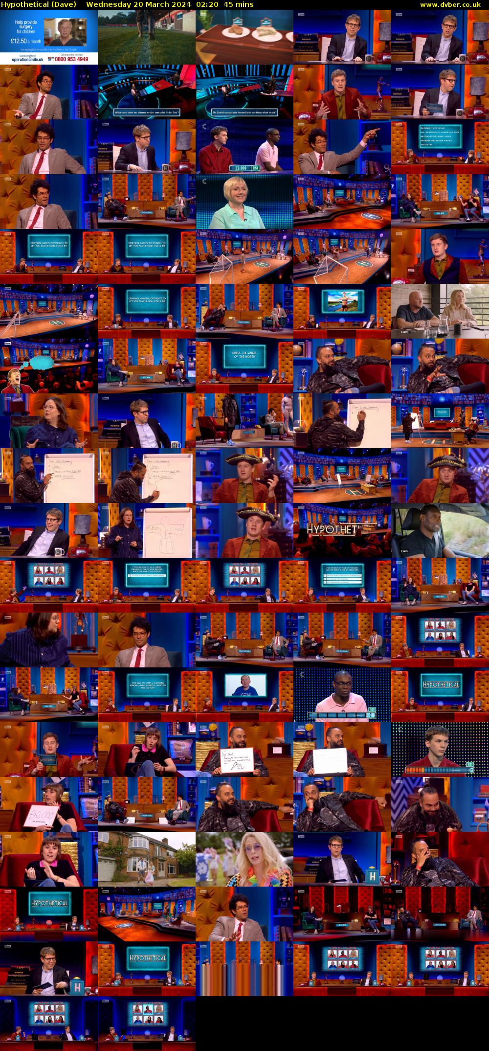 Hypothetical (Dave) Wednesday 20 March 2024 02:20 - 03:05
