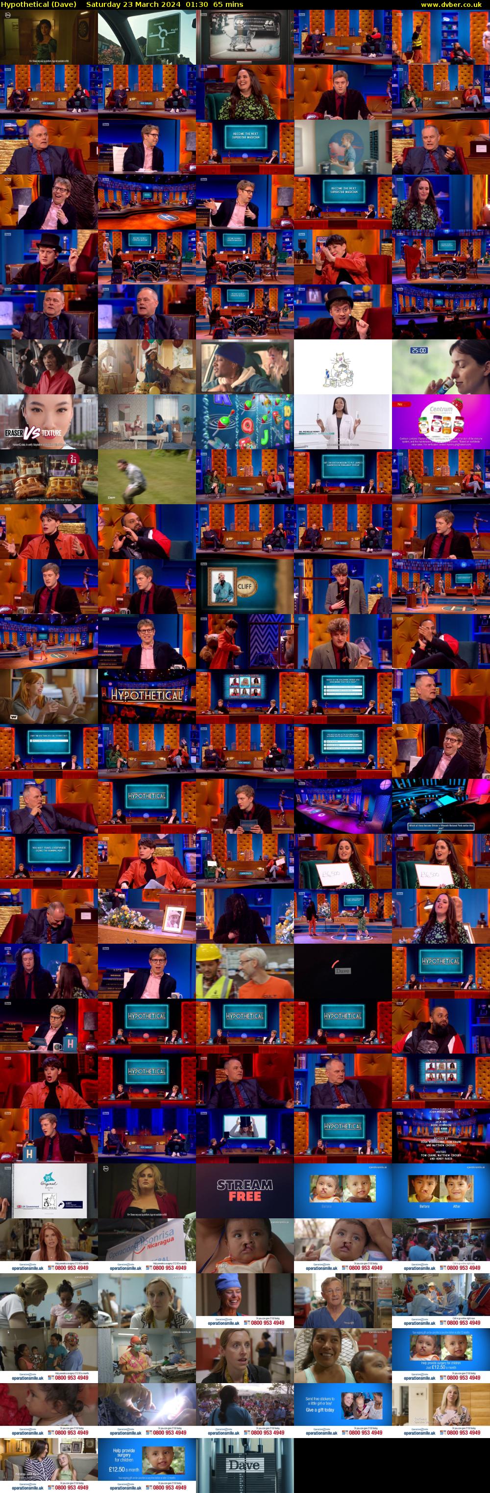 Hypothetical (Dave) Saturday 23 March 2024 01:30 - 02:35