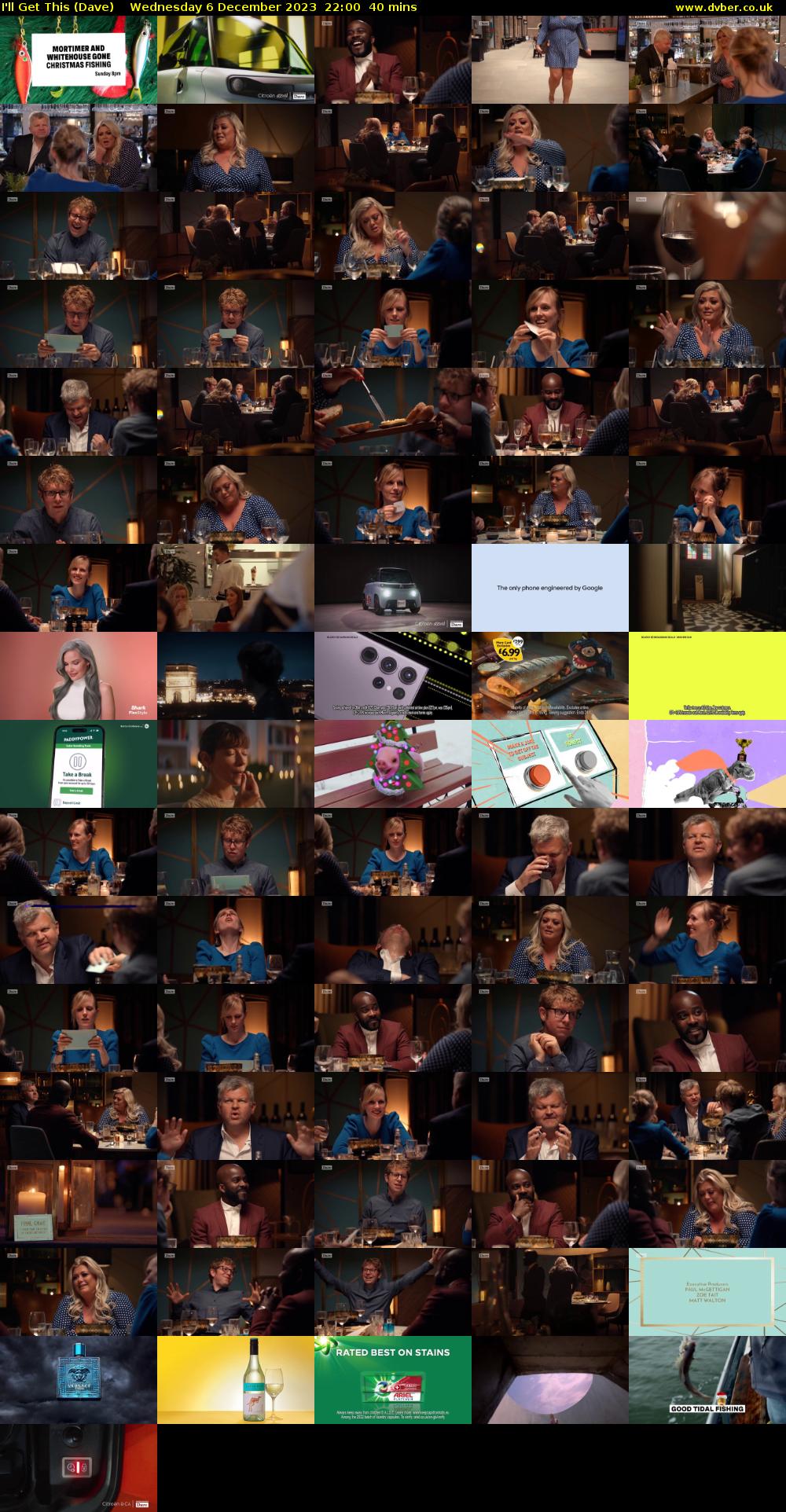 I'll Get This (Dave) Wednesday 6 December 2023 22:00 - 22:40