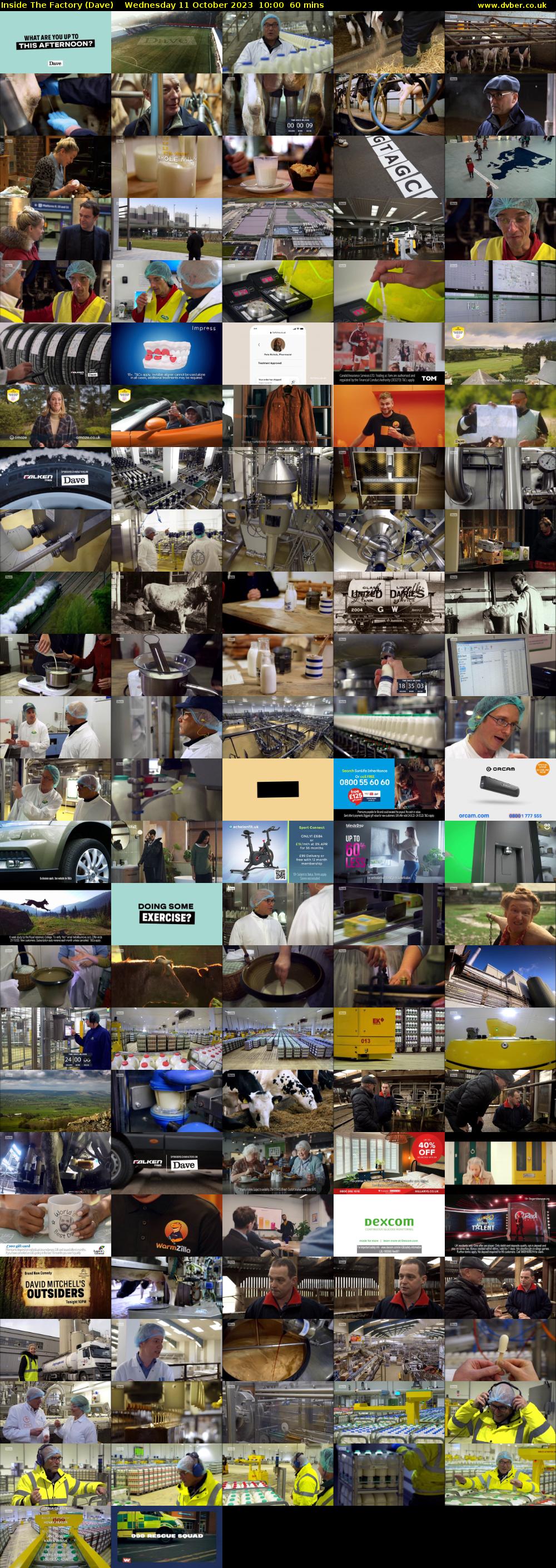 Inside The Factory (Dave) Wednesday 11 October 2023 10:00 - 11:00