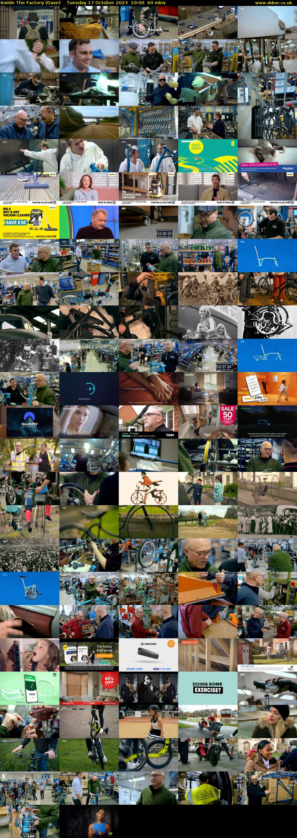 Inside The Factory (Dave) Tuesday 17 October 2023 10:00 - 11:00