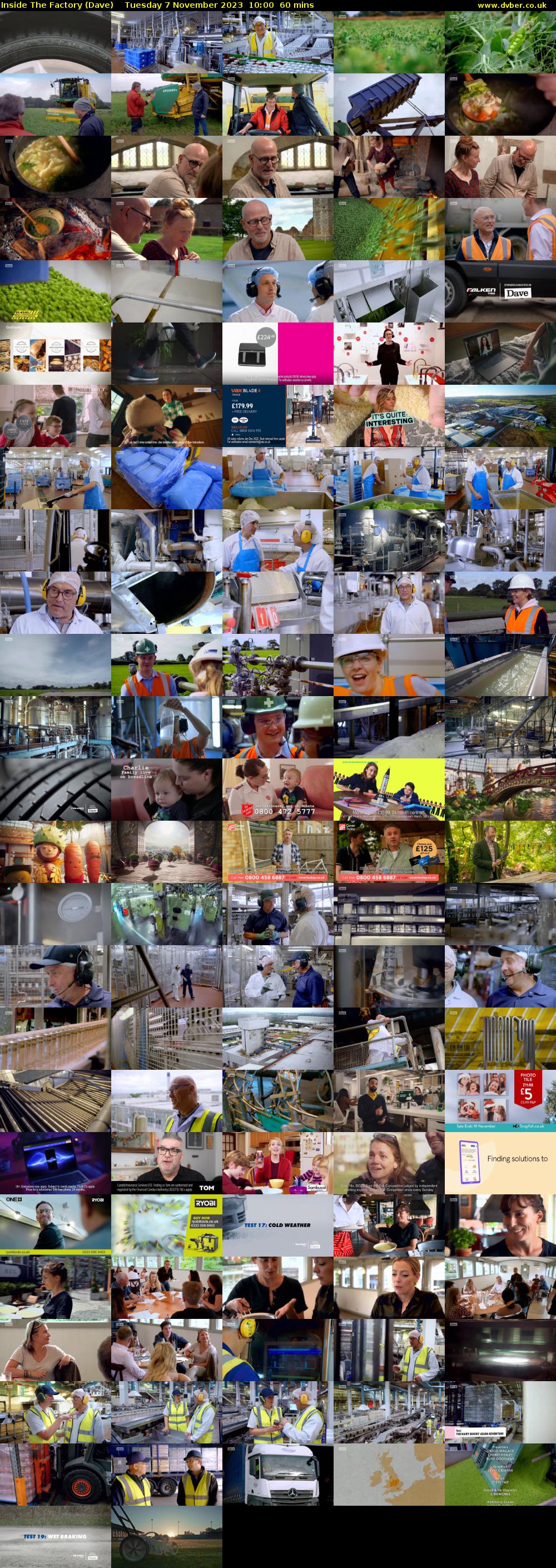 Inside The Factory (Dave) Tuesday 7 November 2023 10:00 - 11:00