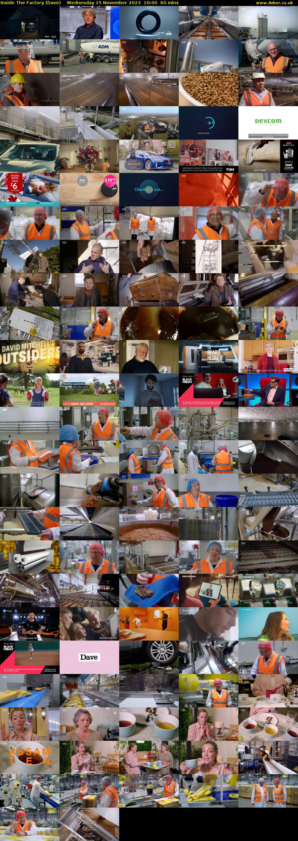 Inside The Factory (Dave) Wednesday 15 November 2023 10:00 - 11:00