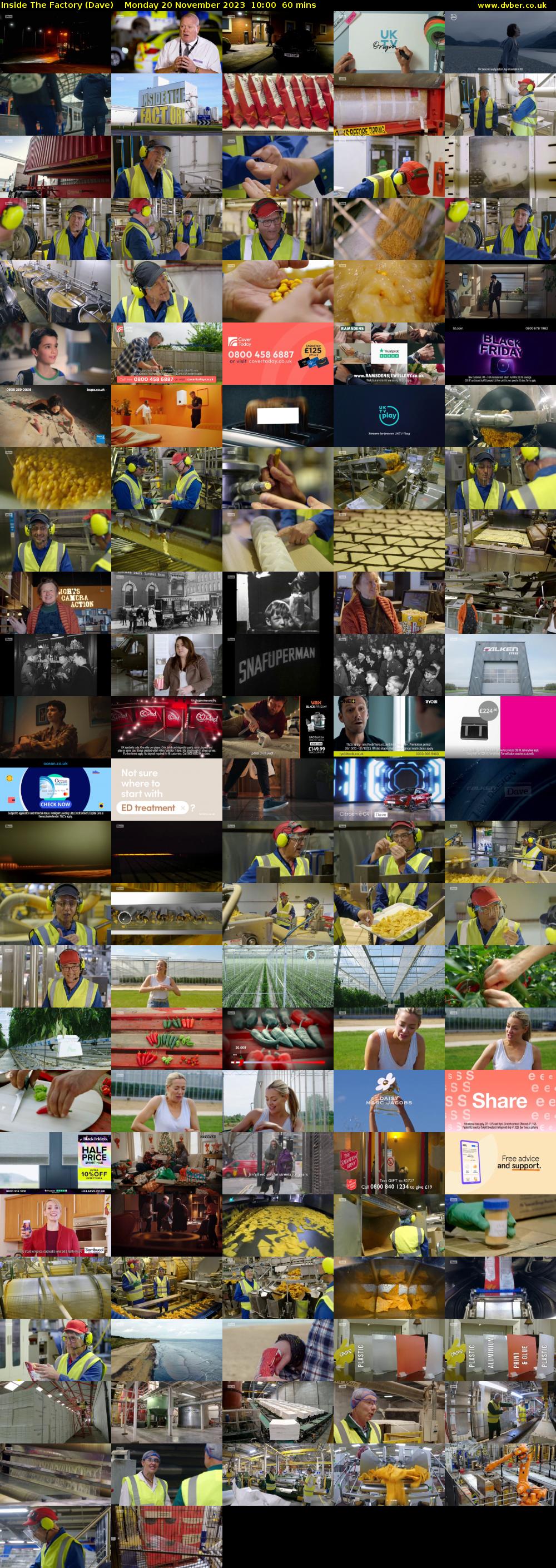 Inside The Factory (Dave) Monday 20 November 2023 10:00 - 11:00