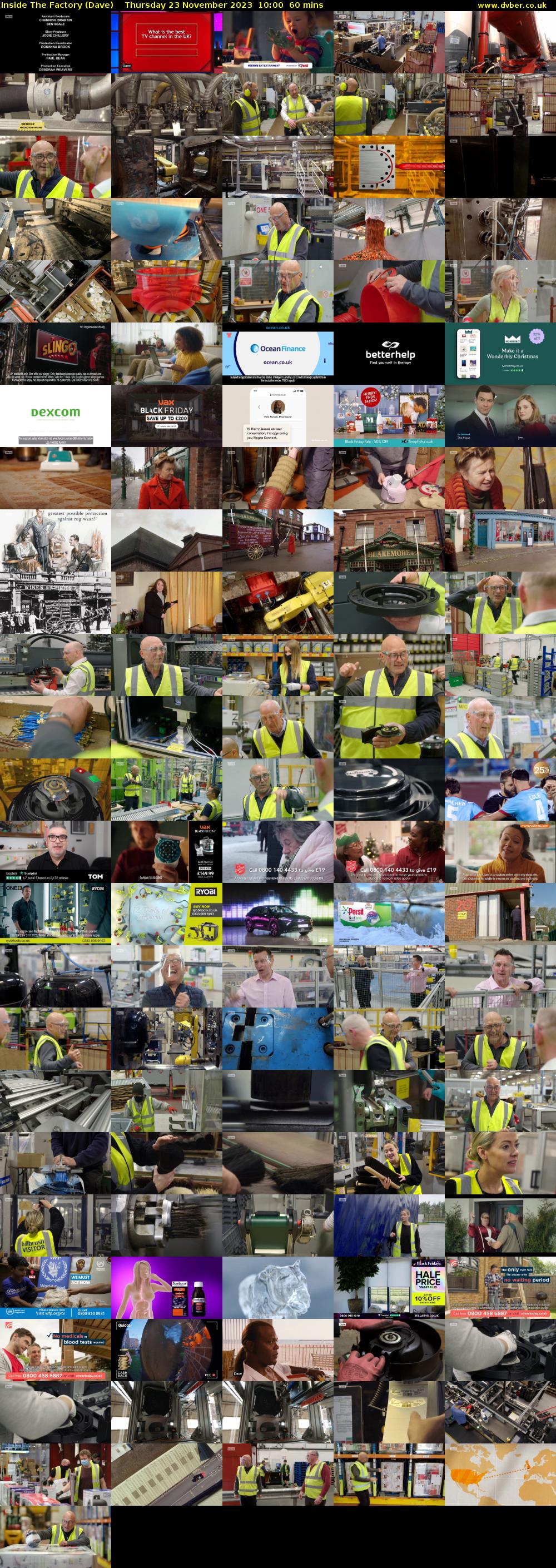 Inside The Factory (Dave) Thursday 23 November 2023 10:00 - 11:00