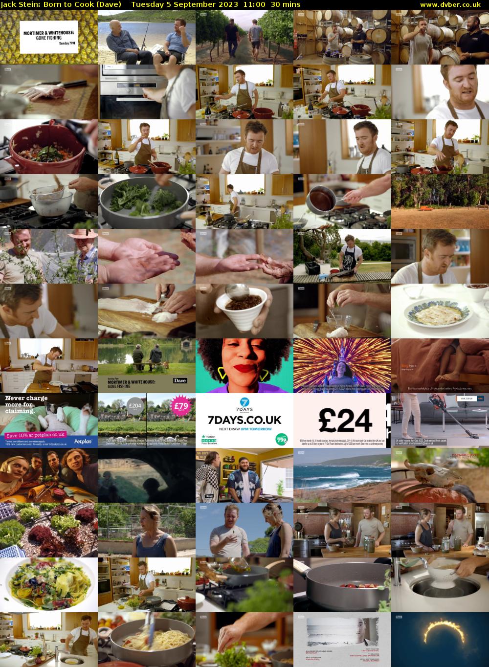 Jack Stein: Born to Cook (Dave) Tuesday 5 September 2023 11:00 - 11:30