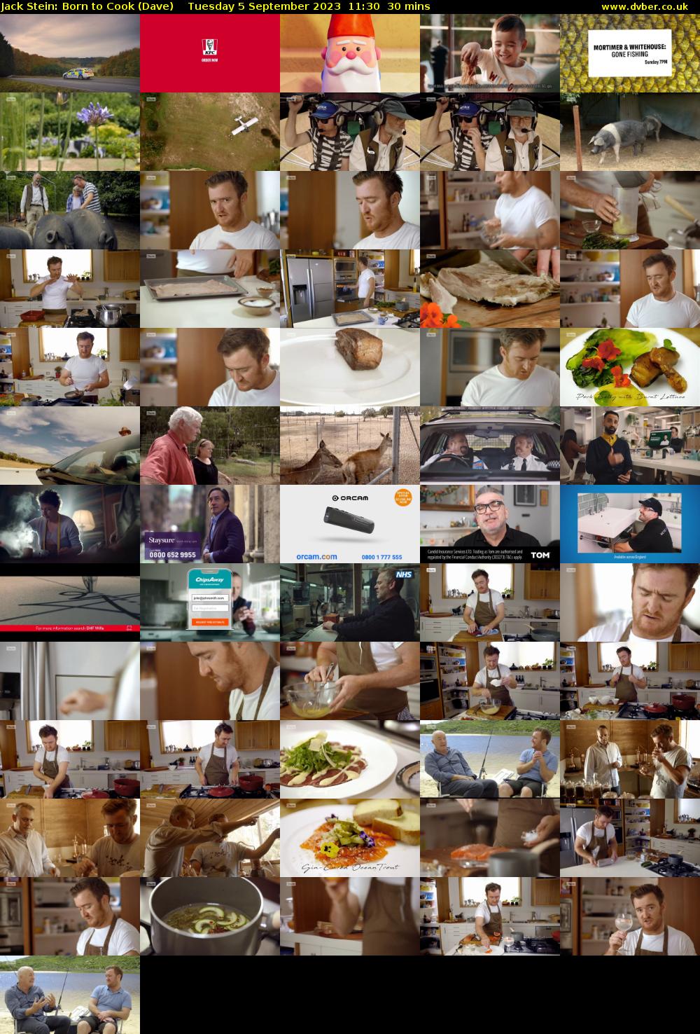 Jack Stein: Born to Cook (Dave) Tuesday 5 September 2023 11:30 - 12:00
