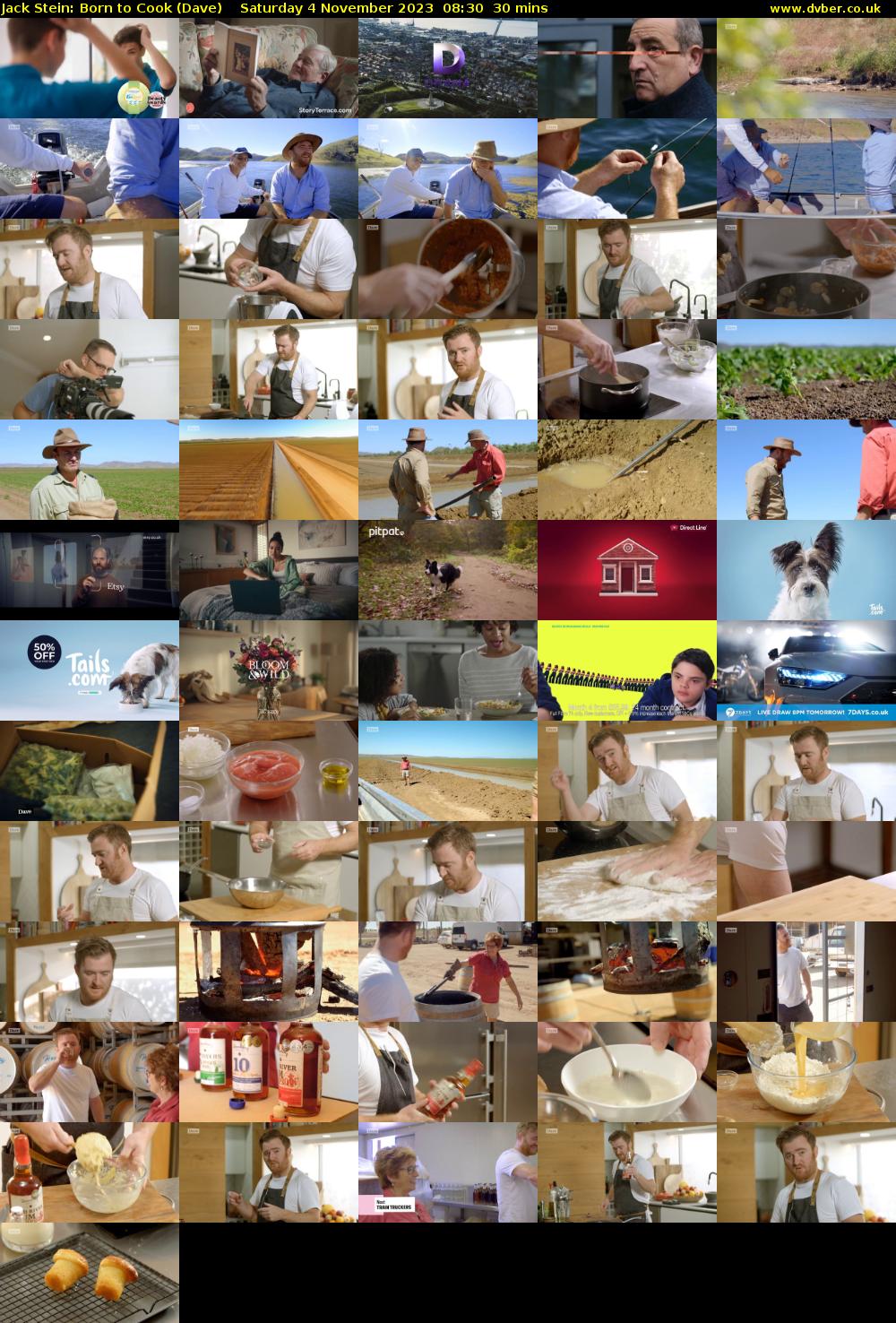 Jack Stein: Born to Cook (Dave) Saturday 4 November 2023 08:30 - 09:00