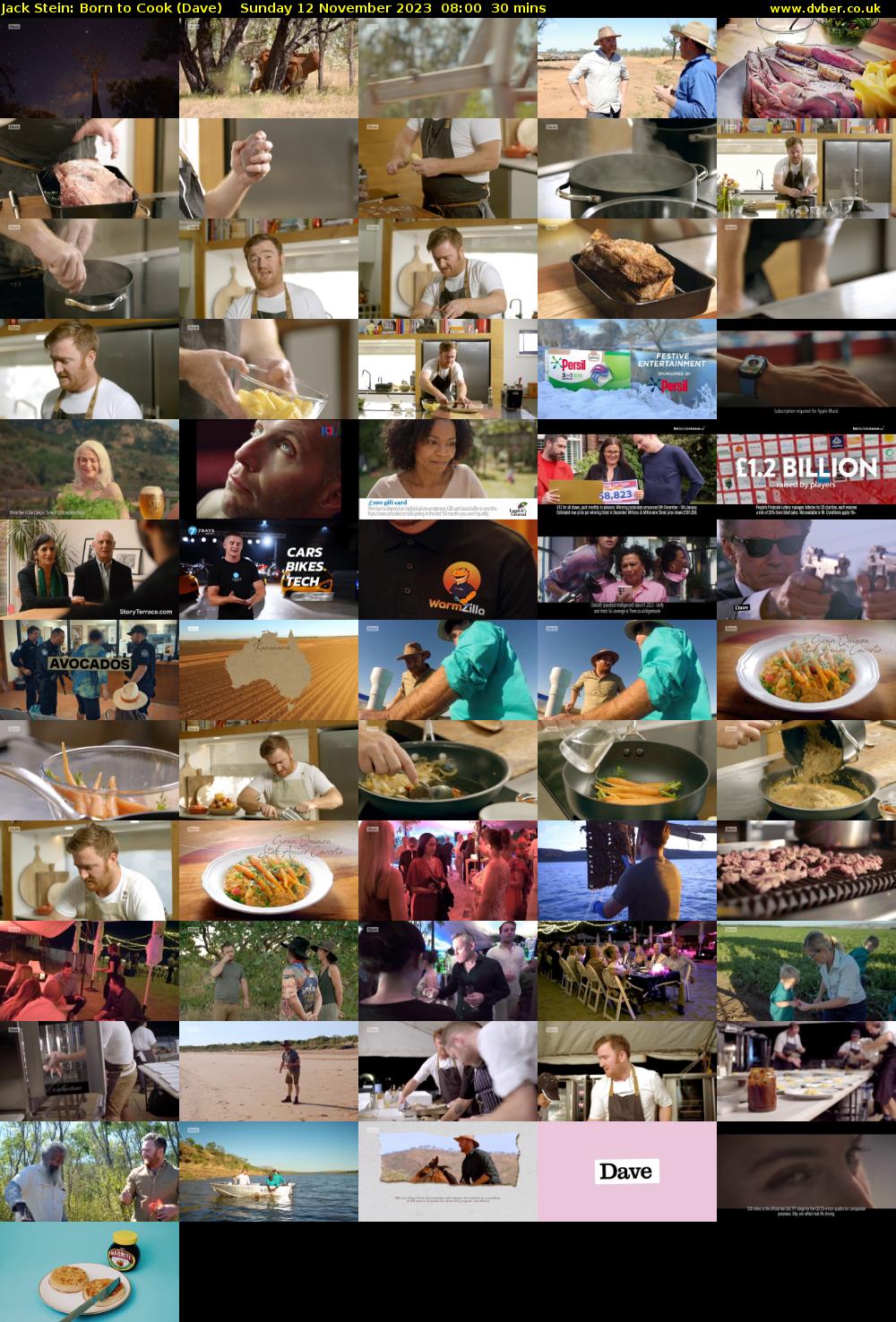 Jack Stein: Born to Cook (Dave) Sunday 12 November 2023 08:00 - 08:30