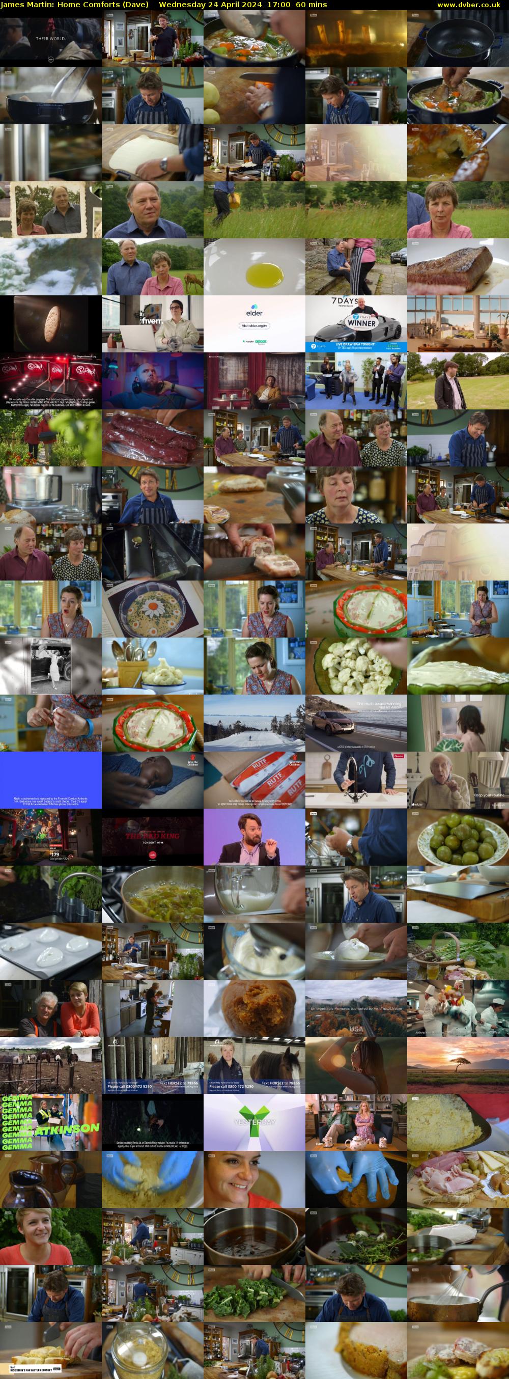 James Martin: Home Comforts (Dave) Wednesday 24 April 2024 17:00 - 18:00