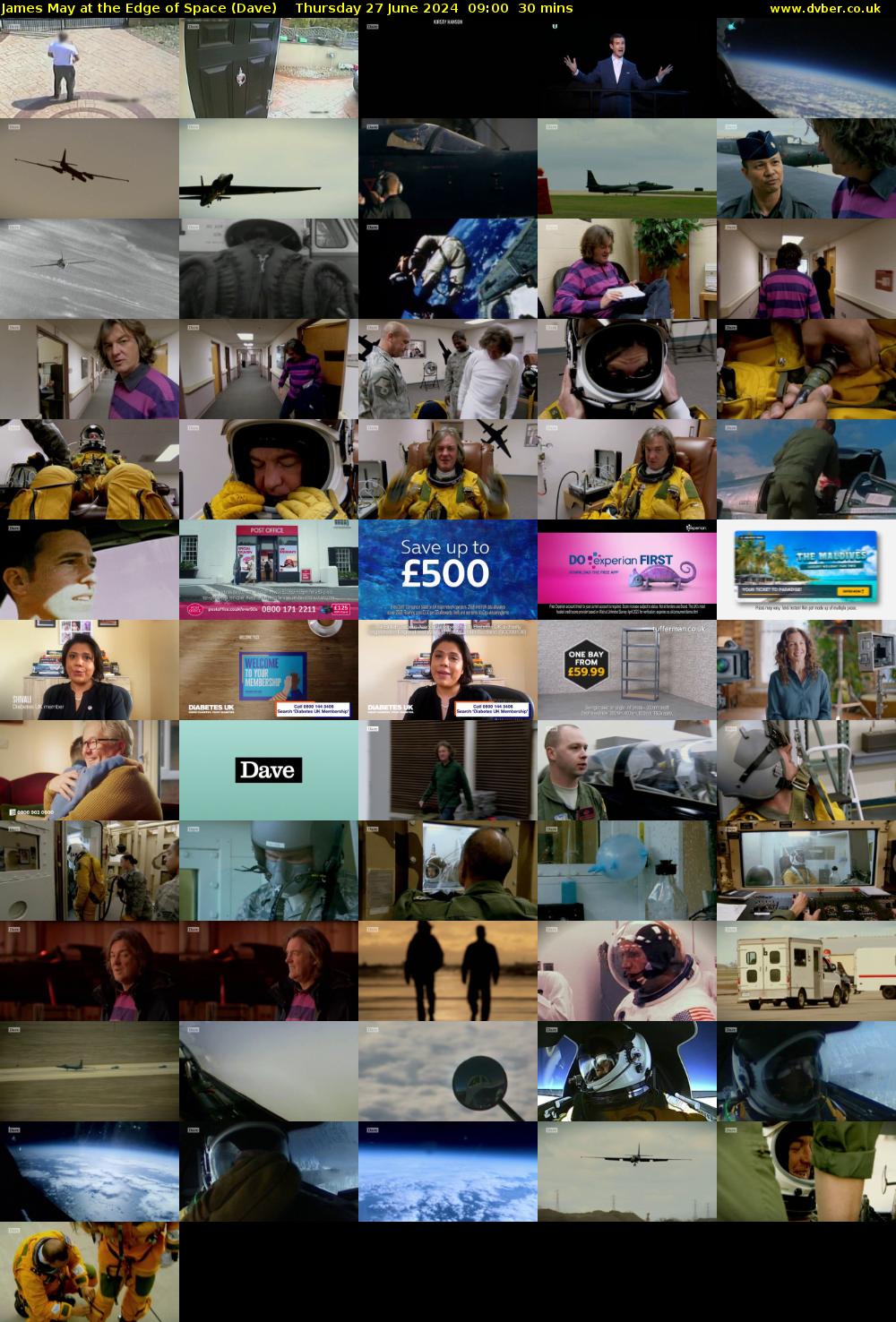 James May at the Edge of Space (Dave) Thursday 27 June 2024 09:00 - 09:30