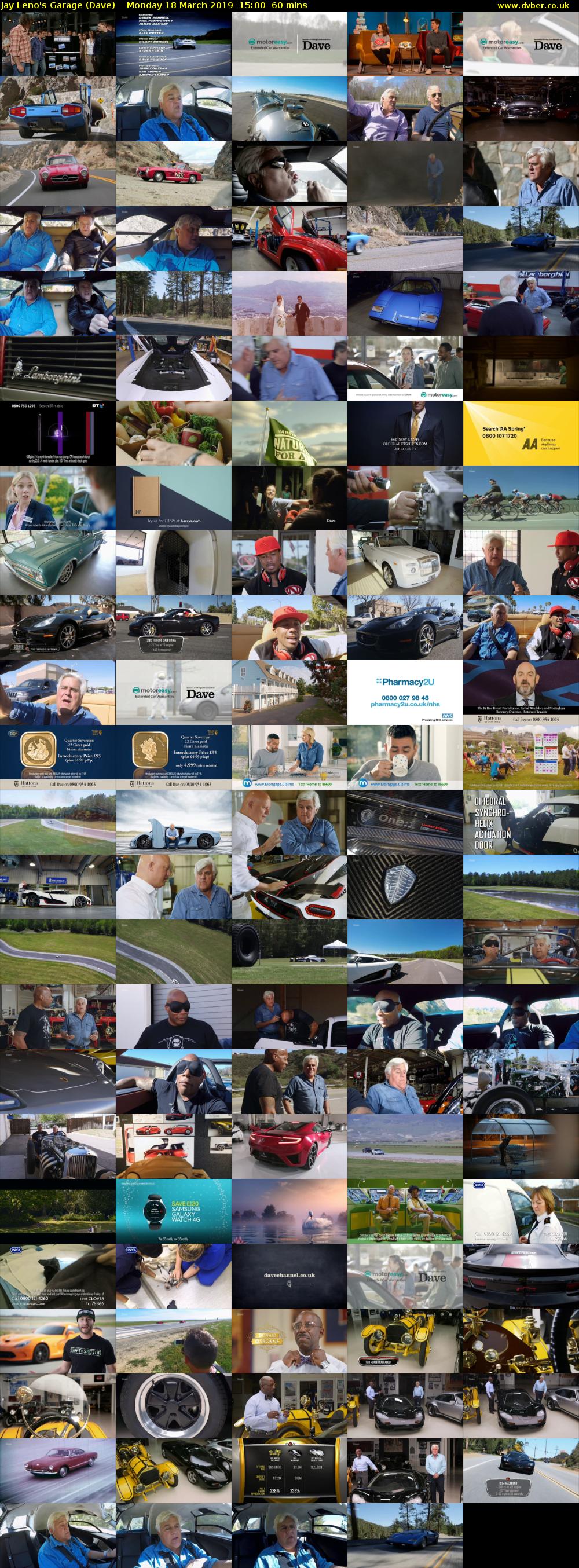 Jay Leno's Garage (Dave) Monday 18 March 2019 15:00 - 16:00