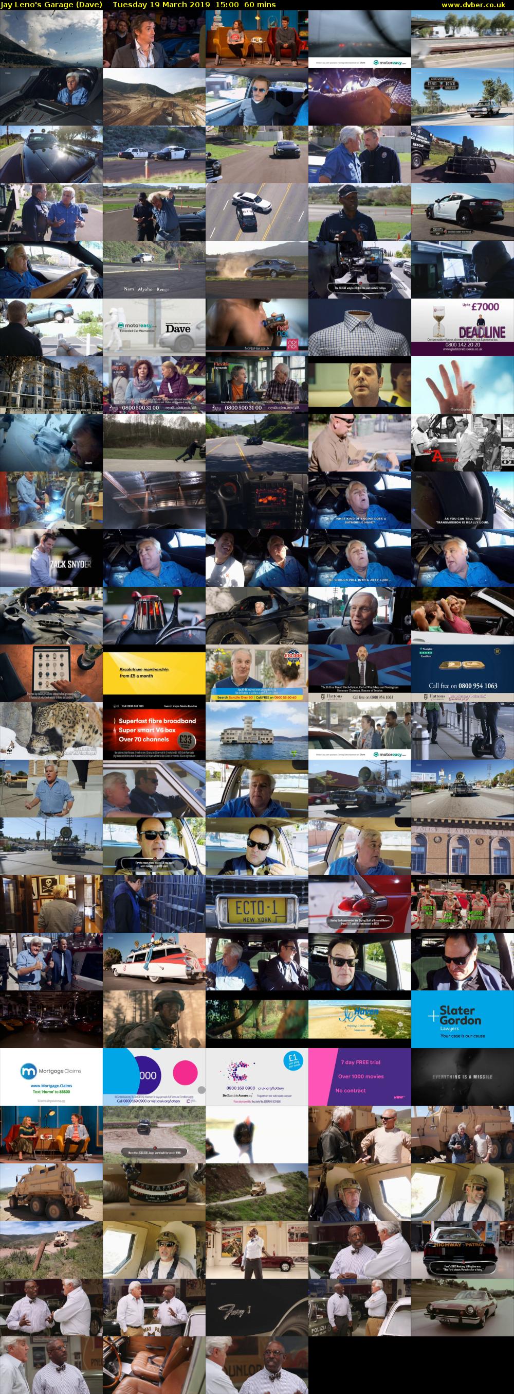 Jay Leno's Garage (Dave) Tuesday 19 March 2019 15:00 - 16:00