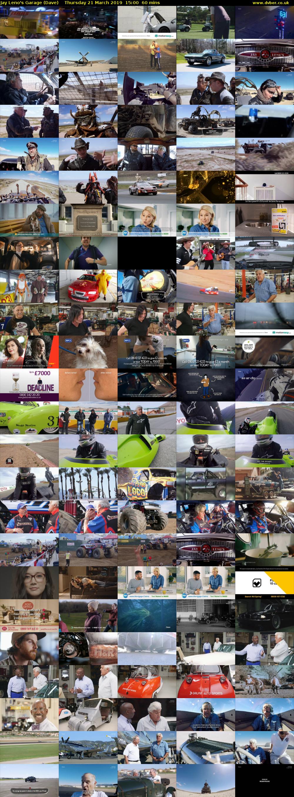 Jay Leno's Garage (Dave) Thursday 21 March 2019 15:00 - 16:00