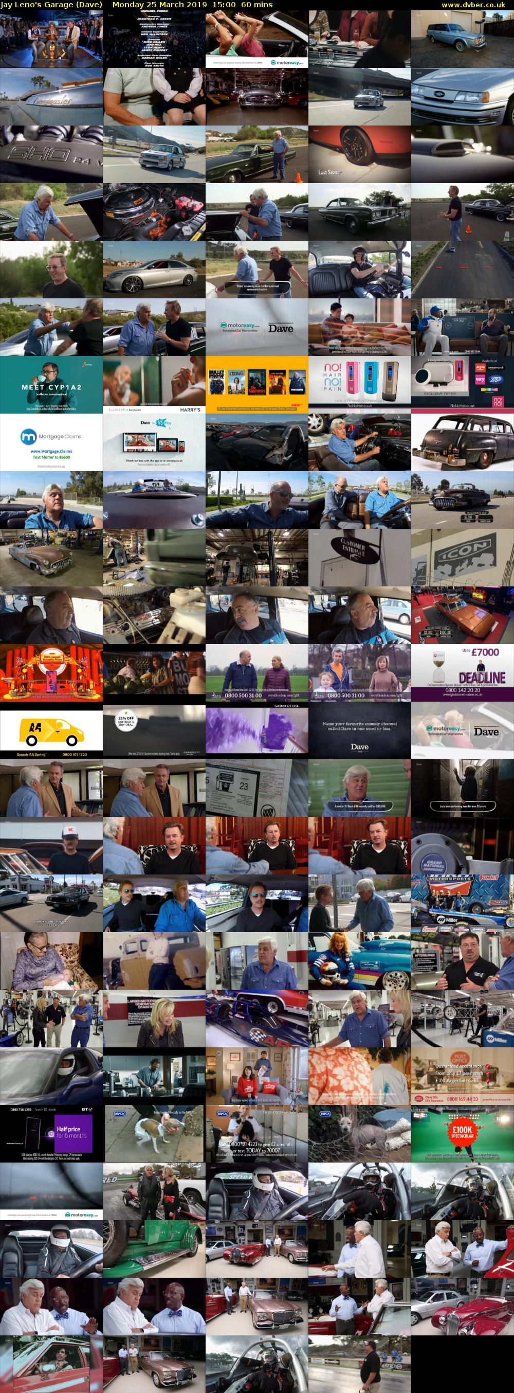 Jay Leno's Garage (Dave) Monday 25 March 2019 15:00 - 16:00