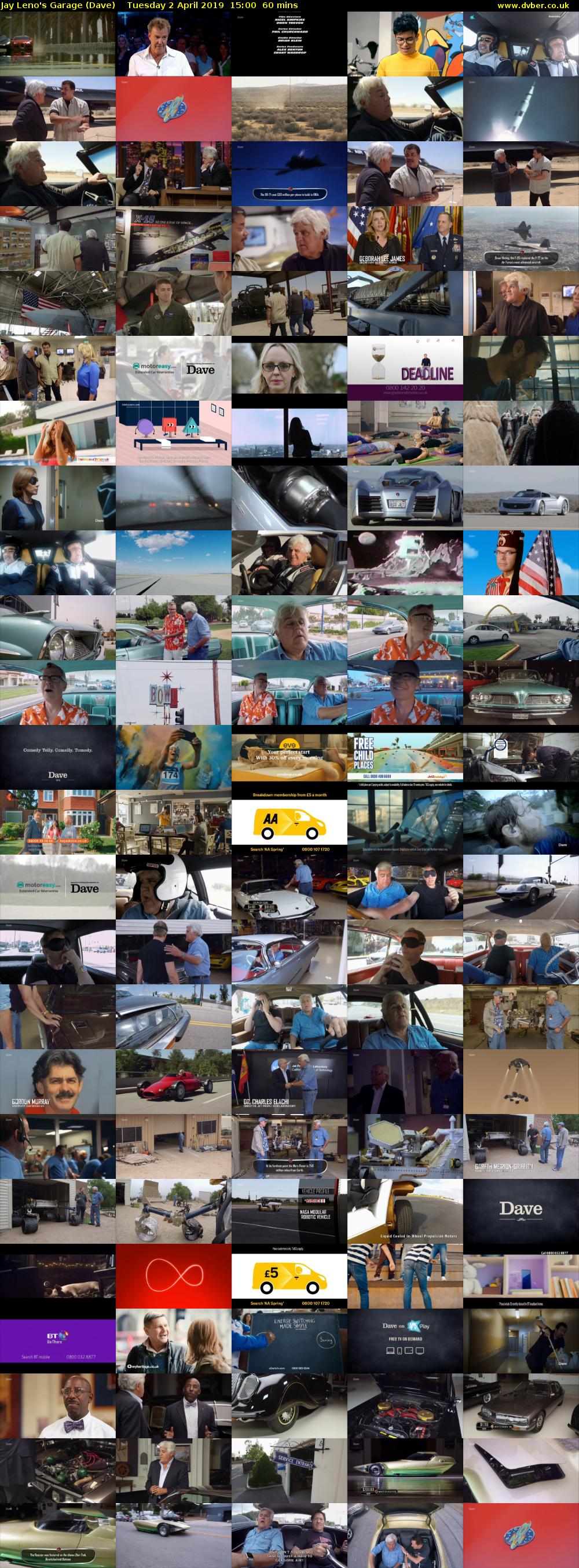 Jay Leno's Garage (Dave) Tuesday 2 April 2019 15:00 - 16:00