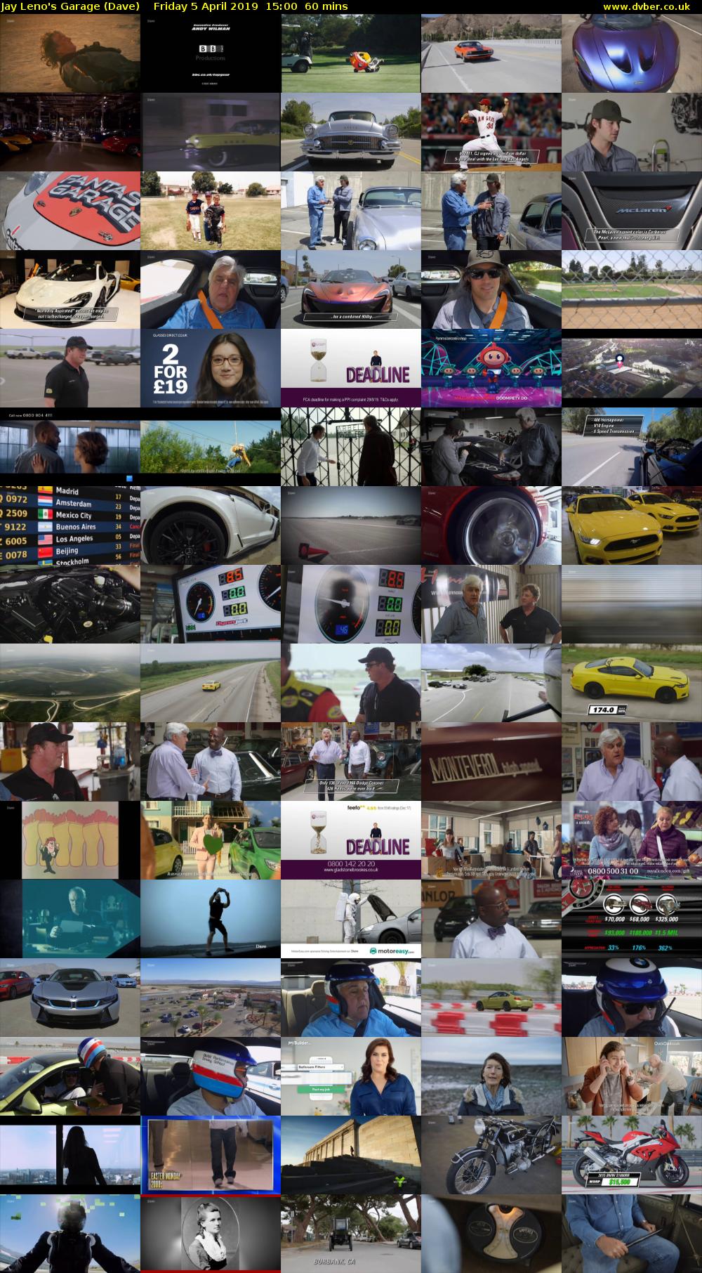 Jay Leno's Garage (Dave) Friday 5 April 2019 15:00 - 16:00