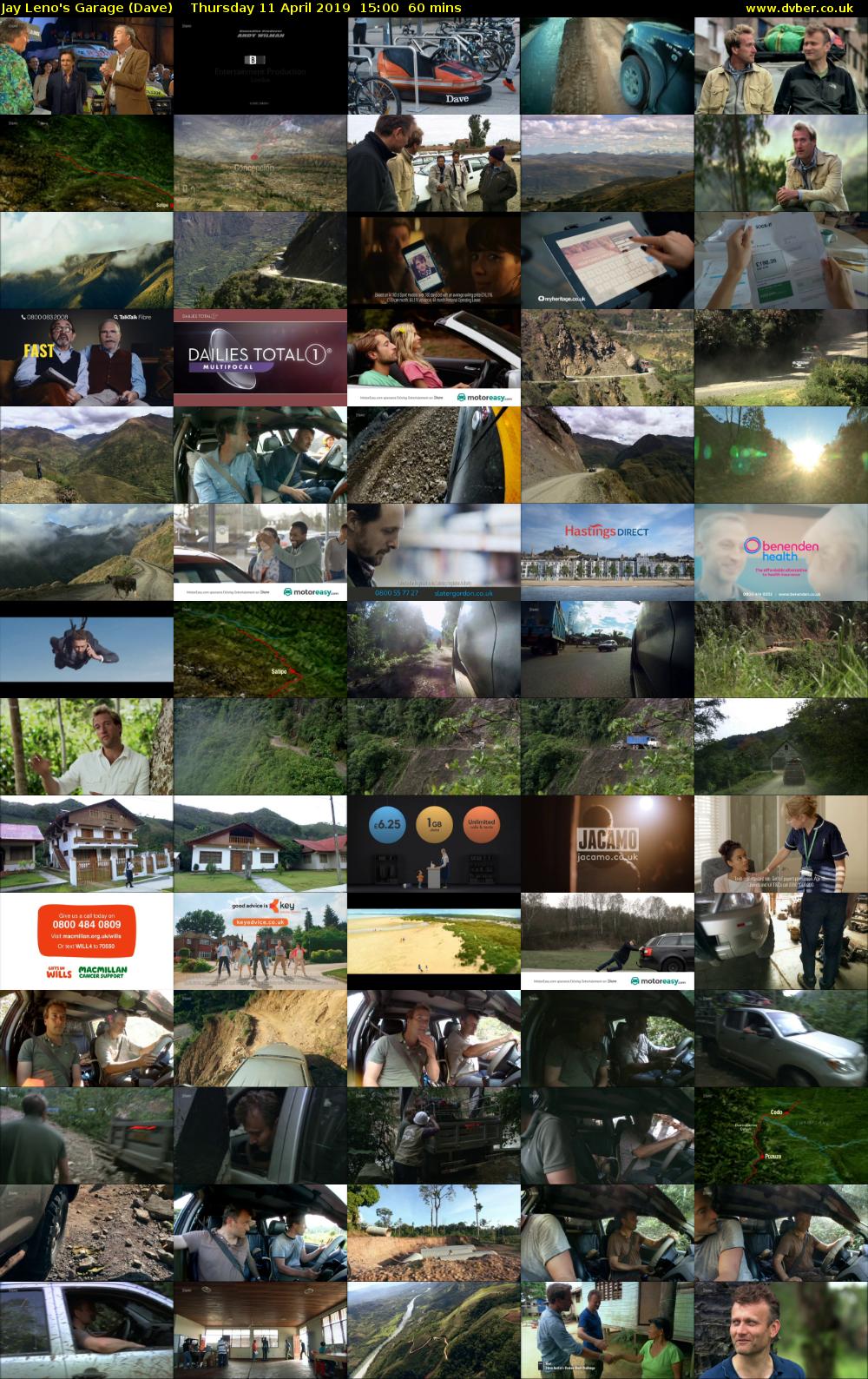 Jay Leno's Garage (Dave) Thursday 11 April 2019 15:00 - 16:00