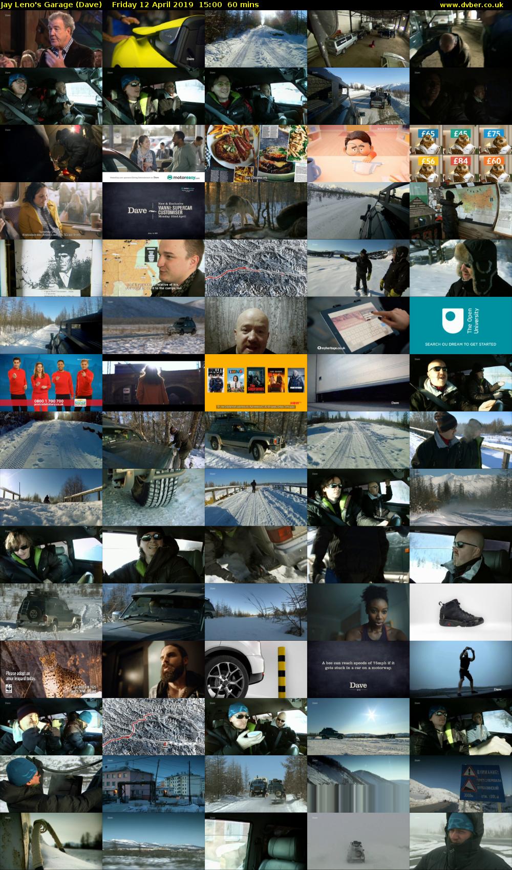 Jay Leno's Garage (Dave) Friday 12 April 2019 15:00 - 16:00