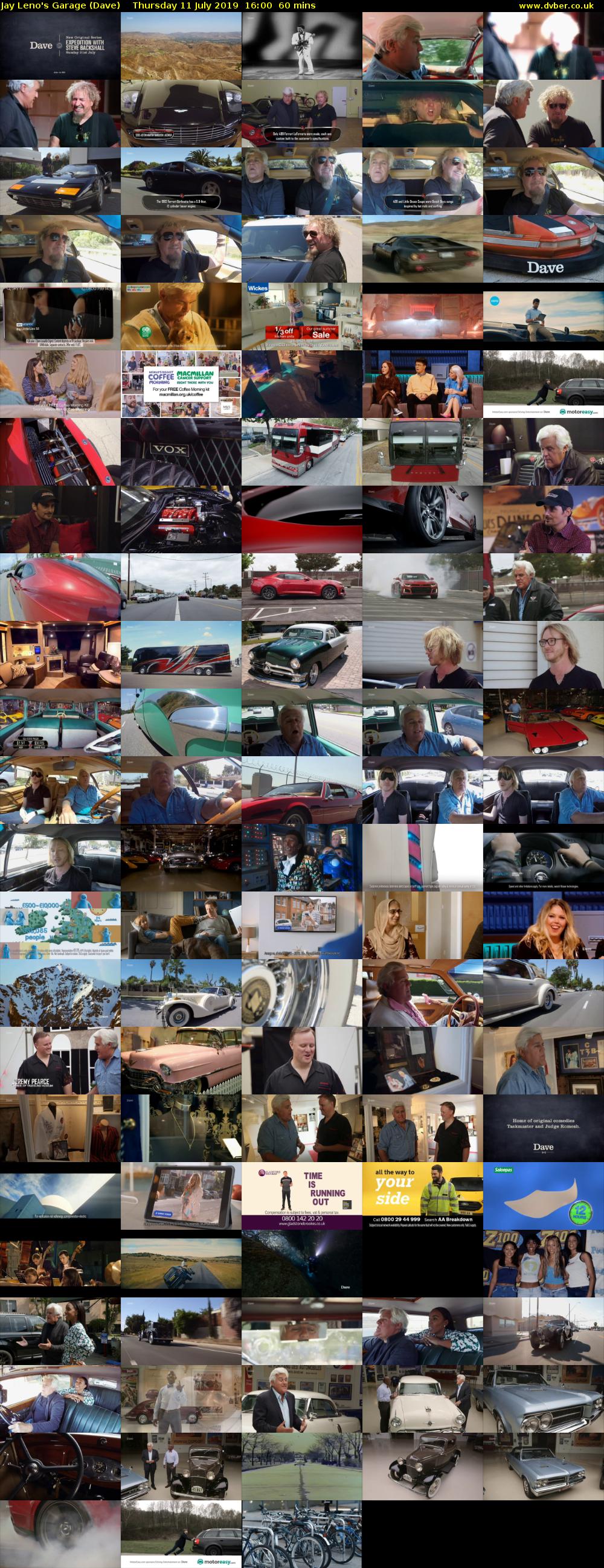 Jay Leno's Garage (Dave) Thursday 11 July 2019 16:00 - 17:00