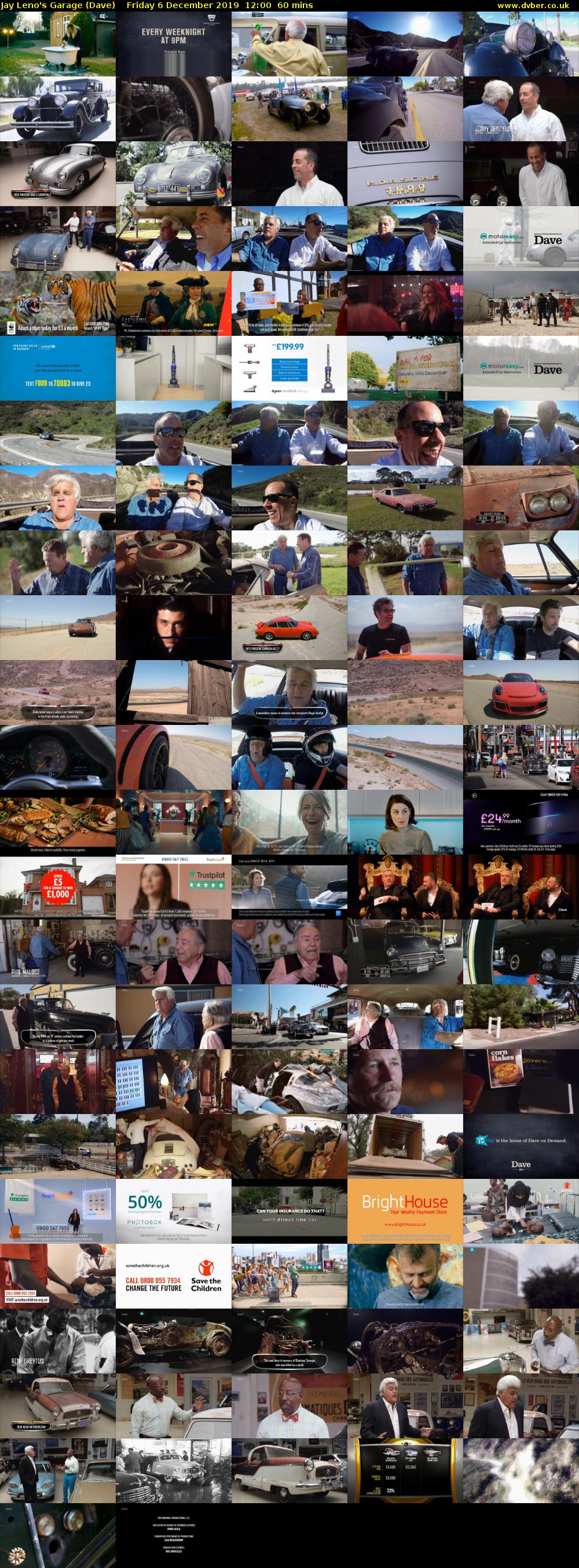 Jay Leno's Garage (Dave) Friday 6 December 2019 12:00 - 13:00