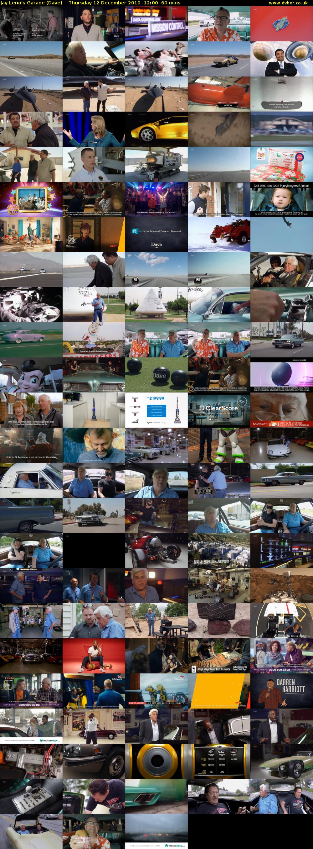 Jay Leno's Garage (Dave) Thursday 12 December 2019 12:00 - 13:00