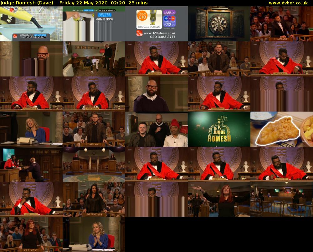 Judge Romesh (Dave) Friday 22 May 2020 02:20 - 02:45