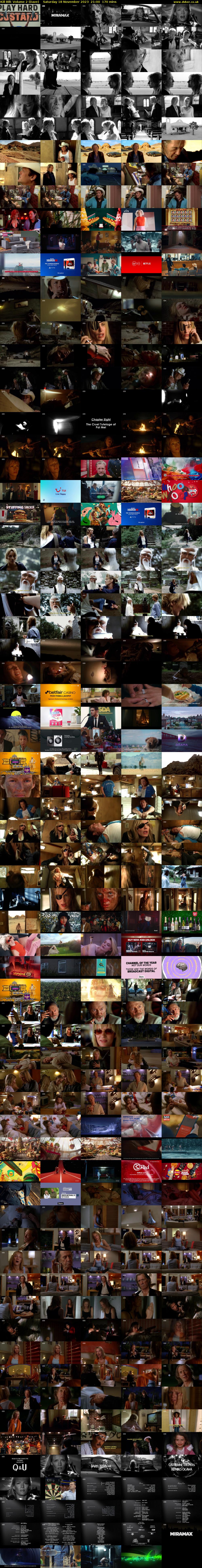 Kill Bill: Volume 2 (Dave) Saturday 18 November 2023 21:00 - 23:50