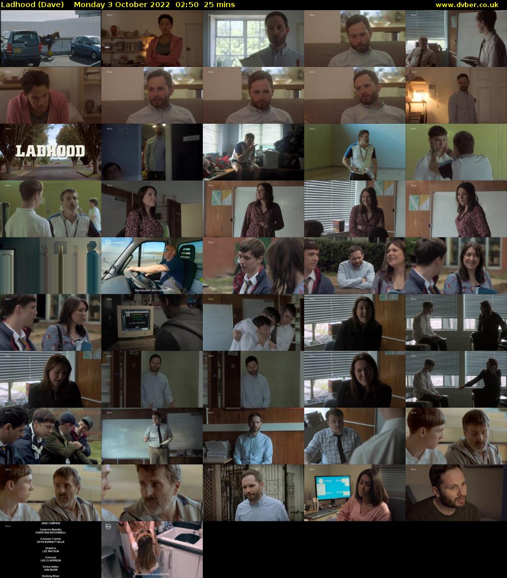 Ladhood (Dave) Monday 3 October 2022 02:50 - 03:15