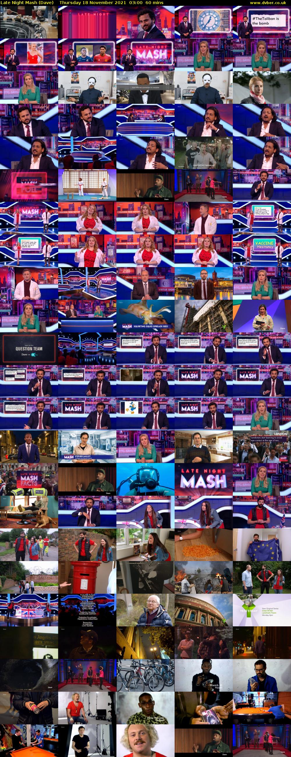 Late Night Mash (Dave) Thursday 18 November 2021 03:00 - 04:00