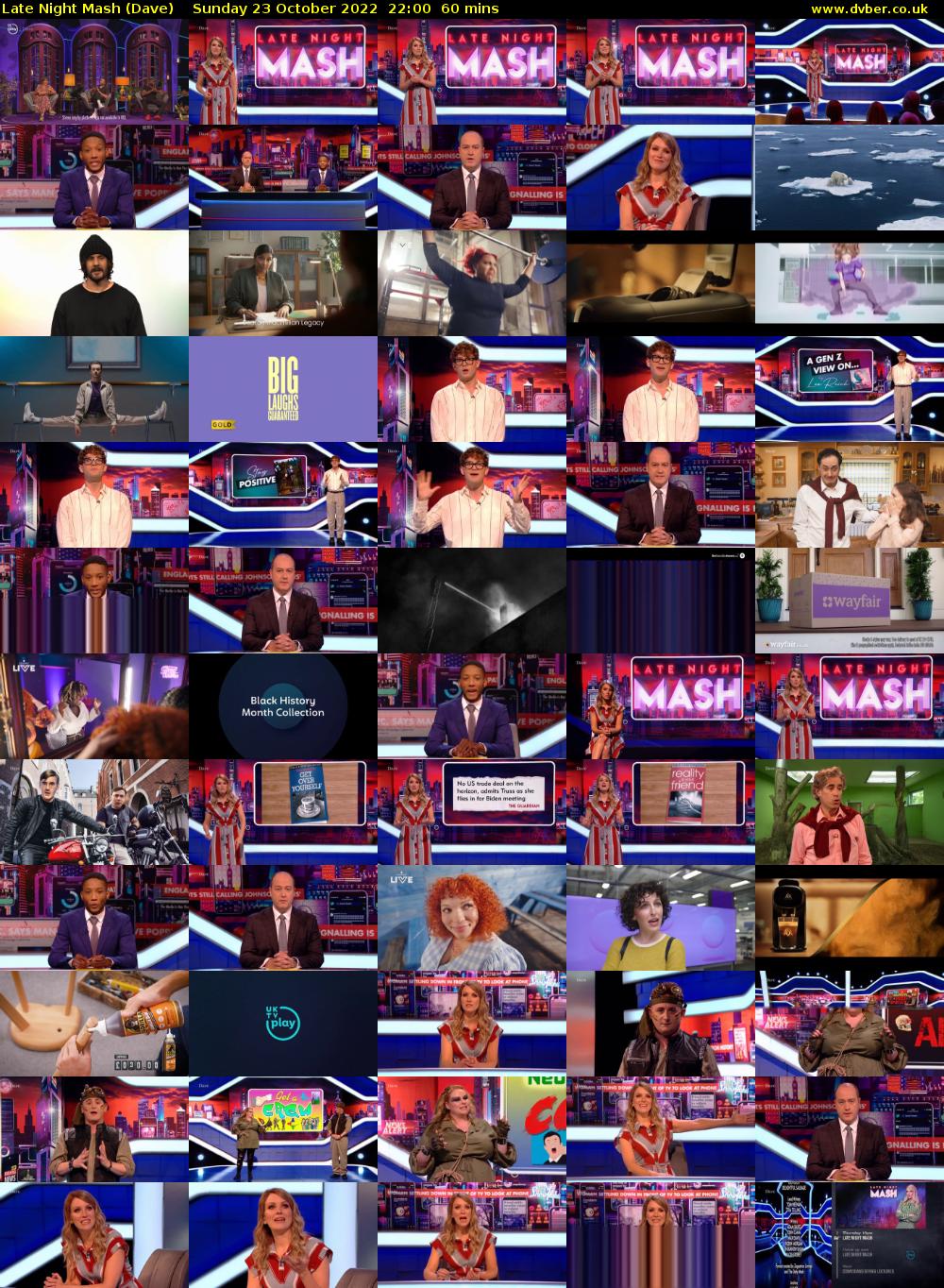 Late Night Mash (Dave) Sunday 23 October 2022 22:00 - 23:00