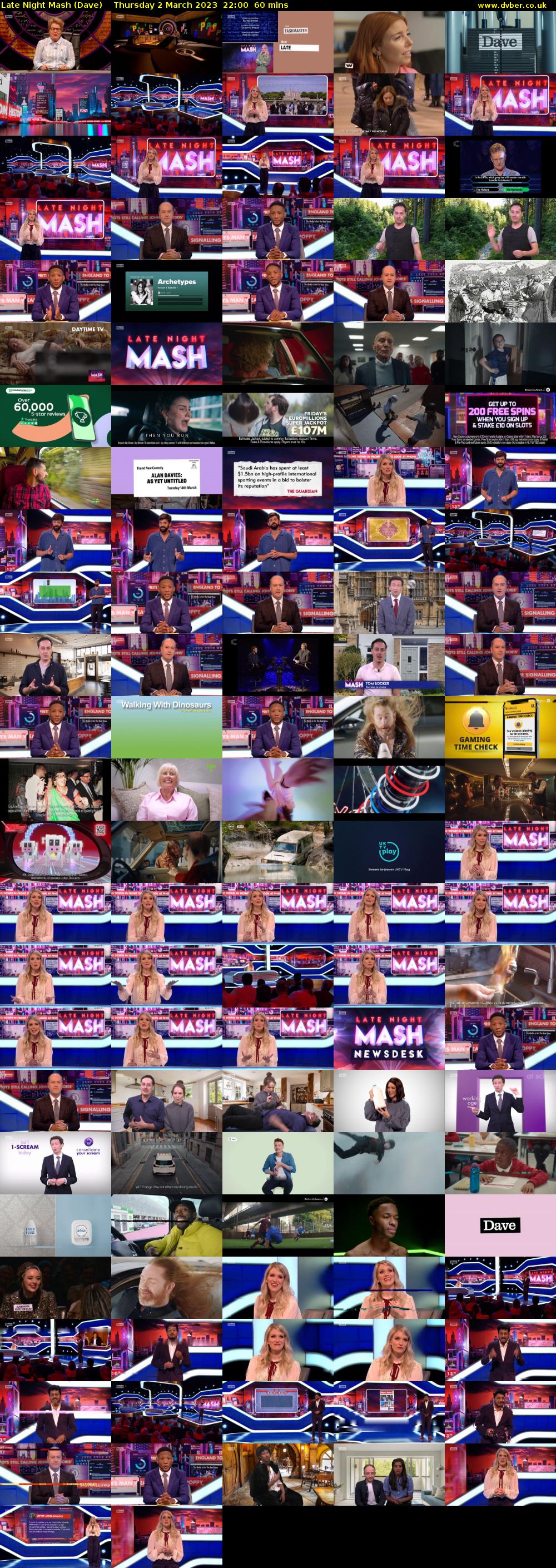 Late Night Mash (Dave) Thursday 2 March 2023 22:00 - 23:00