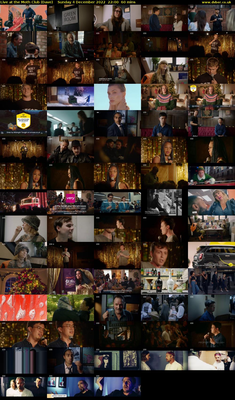 Live at the Moth Club (Dave) Sunday 4 December 2022 22:00 - 23:00