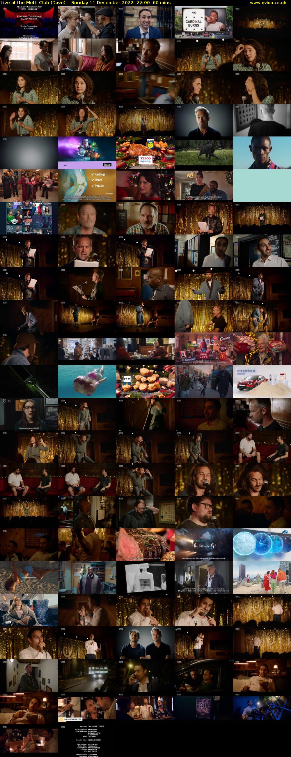 Live at the Moth Club (Dave) Sunday 11 December 2022 22:00 - 23:00