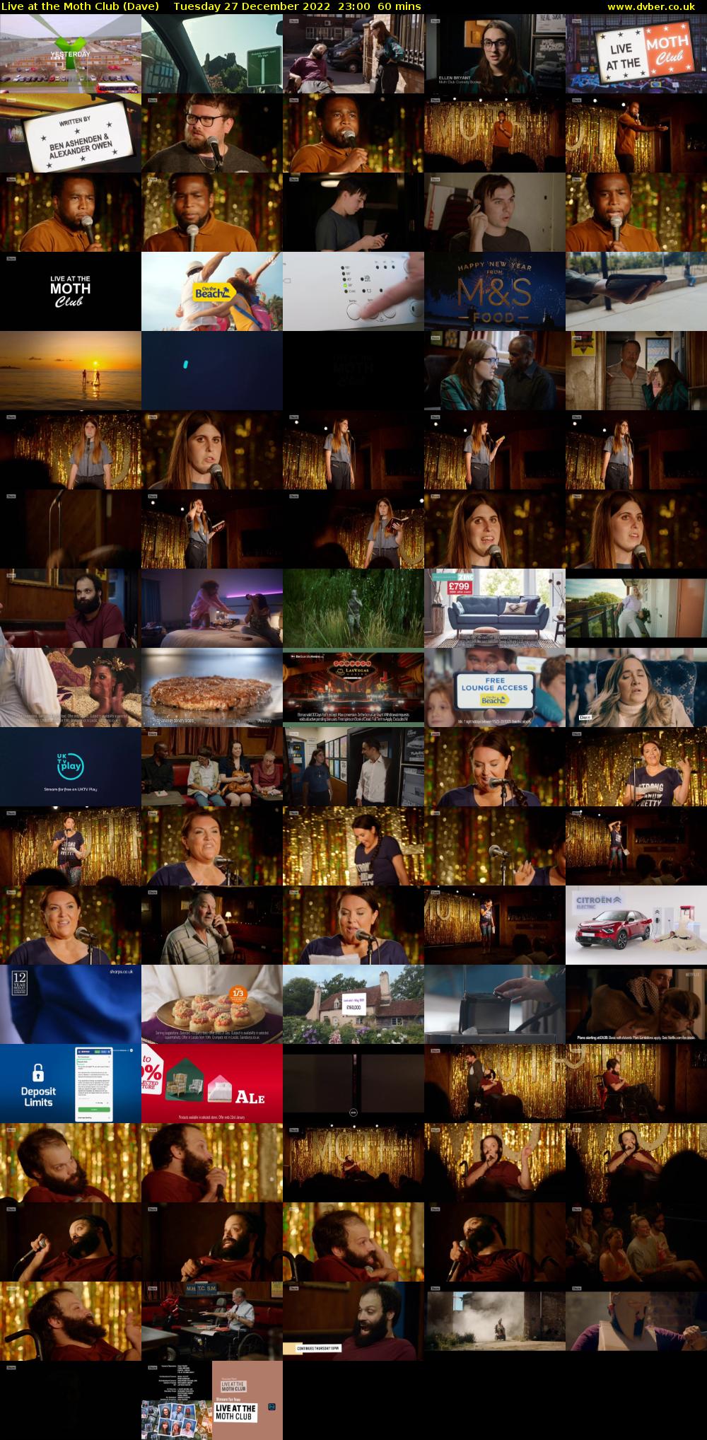 Live at the Moth Club (Dave) Tuesday 27 December 2022 23:00 - 00:00