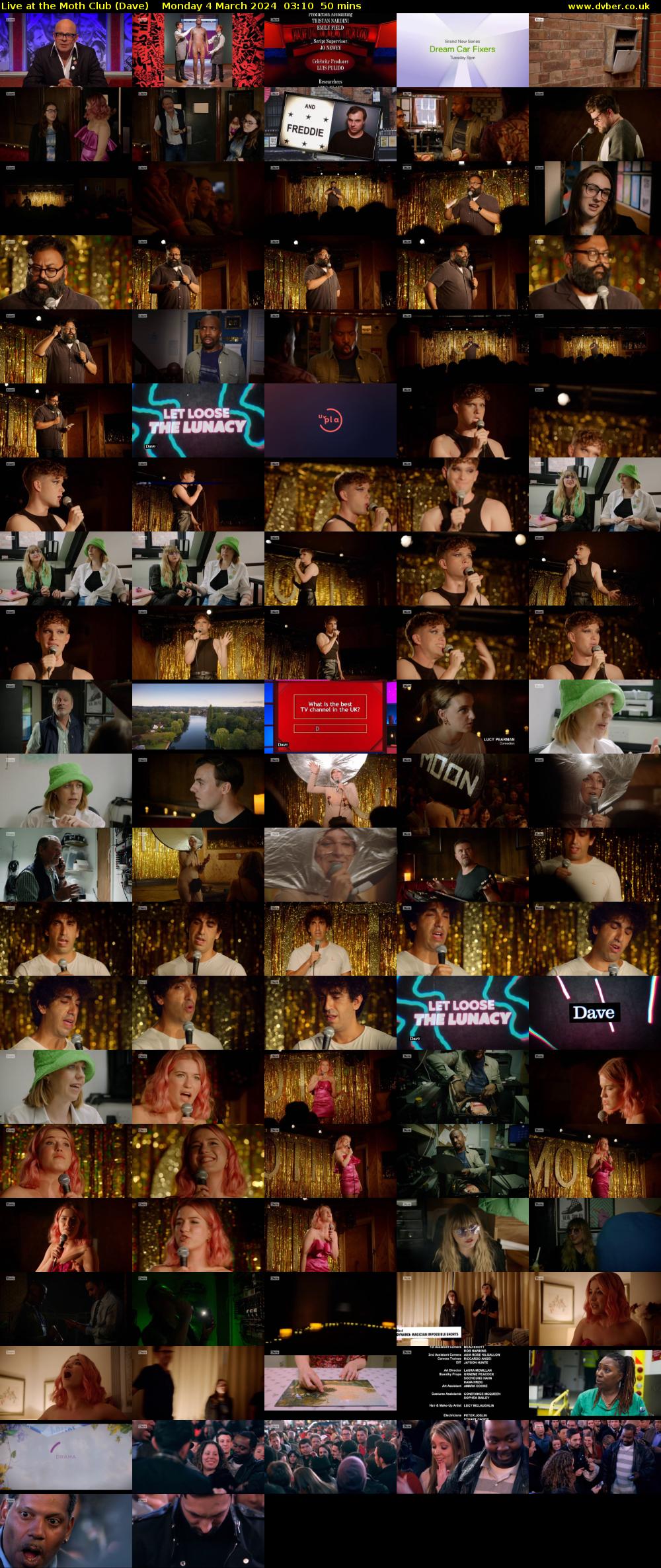 Live at the Moth Club (Dave) Monday 4 March 2024 03:10 - 04:00